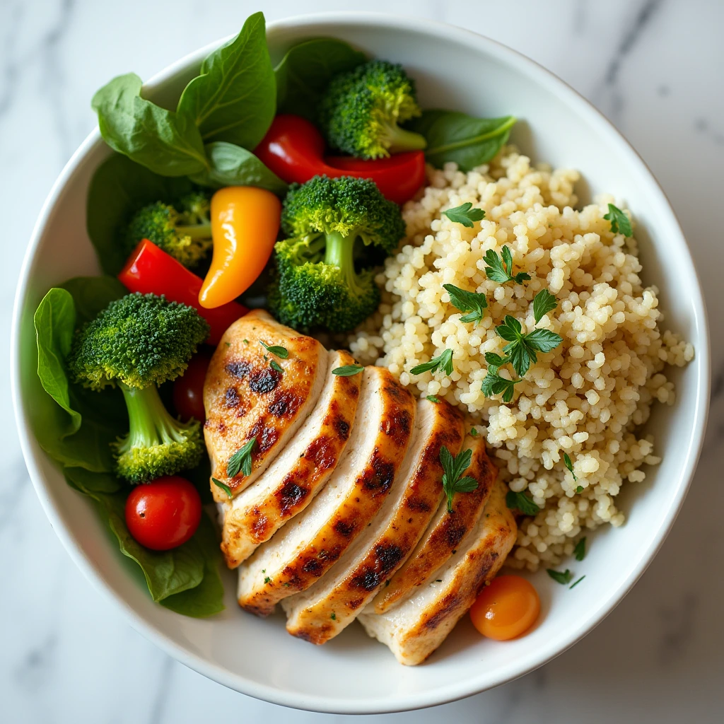 healthy fitness meal